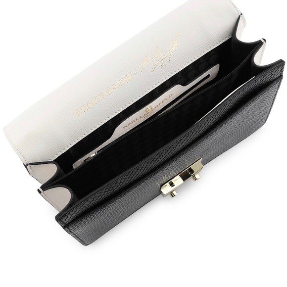 NWT Corinne Python-Embossed Leather Shoulder Bag - Picture 3 of 5